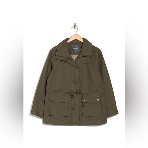 ModCloth Army Green Escape Into Nature Full Zip Utility Jacket 4XL - Picture 4 of 16